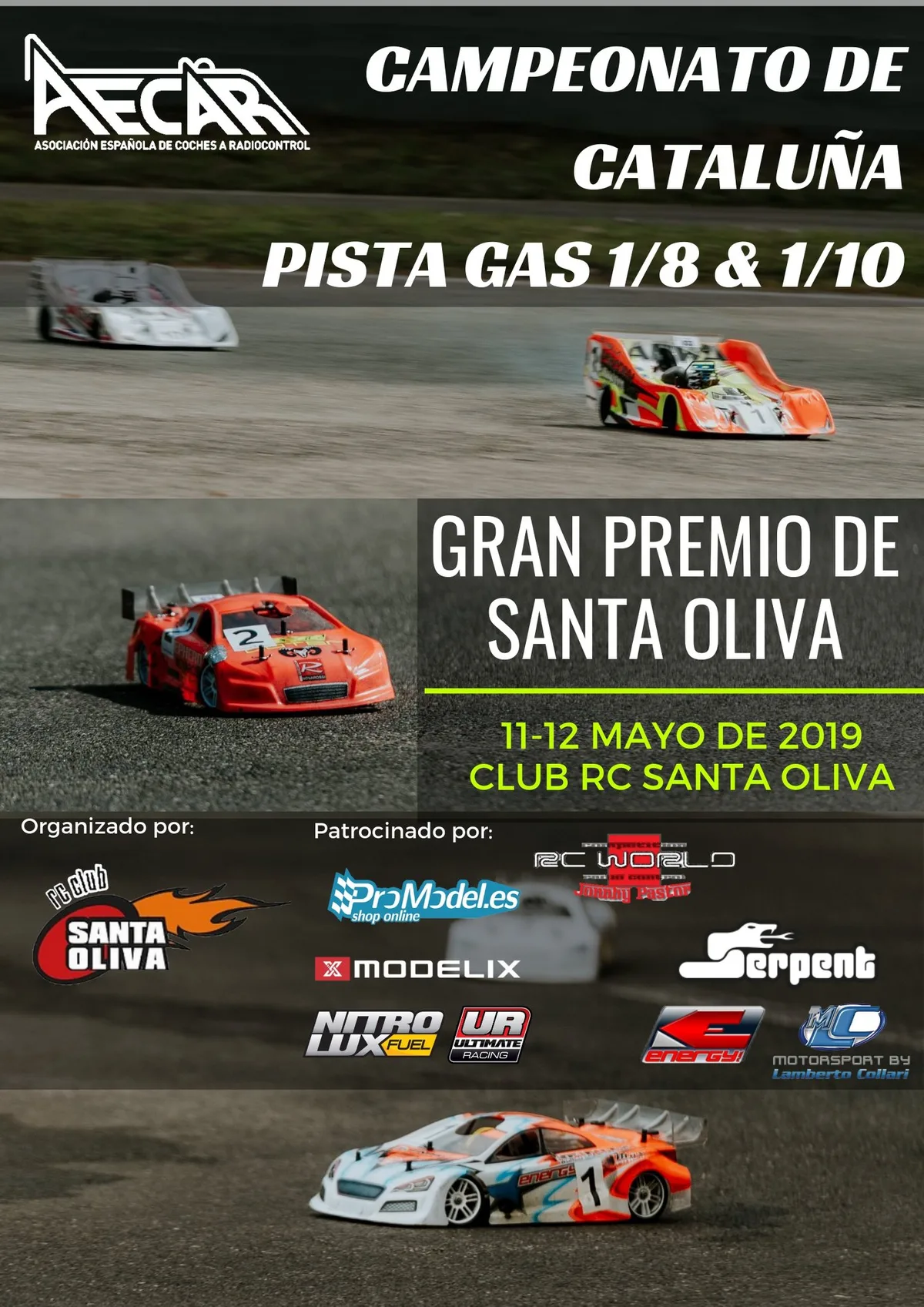 AECAR Catalonia PistaGas Championship 1/8 &amp; 1/10 – Santa Oliva Grand Prix